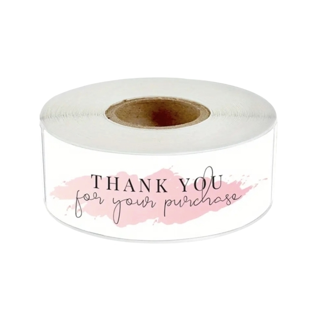 120 Thank You for Your Purchase Stickers Roll 1"×3"